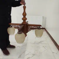 لوستر چوبی|لوستر و چراغ آویز|پردیس, فاز ۴|دیوار