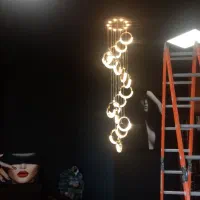 نصاب هالوژن لوستر، نصب آیفون، تخفیف %35