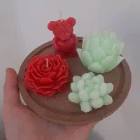 باکس گل جاویدان ، شمع های تکی