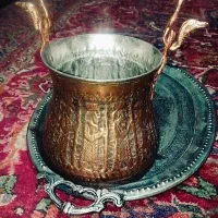 انواع ظروف مس مینیاتوری کلکسیون اروپایی سیلورپلیت|کلکسیون اشیاء عتیقه|زنجان, |دیوار