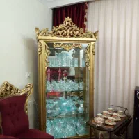 گنجه منبت کاری چوب راش|بوفه، ویترین، کنسول|مشهد, حجت|دیوار