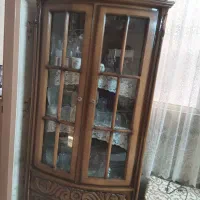 ویترین و کمد لباس چوبی|بوفه، ویترین، کنسول|کرج, کرج نو|دیوار