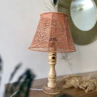 لوستر وآباژور رافیا ترک|چراغ خواب و آباژور|بروجرد, |دیوار