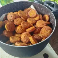 فلافل و ناگت مرغ خانگی