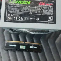پاور ۴۳۰ وات گرین.  و رم ۴ گیگ DDR4