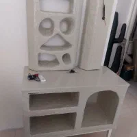 کنسول پاپیه ماشه و ساعت