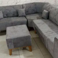 مبل راحتی طرح ال ۶ نفره به همراه میز مبلی|مبلمان خانگی و میز عسلی|تربتحیدریه, رجایی|دیوار