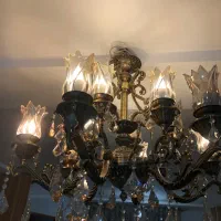 لوستر ۱۲ شاخه برنزی