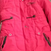 دو عدد کاپشن دخترانه خزدار در حد نو