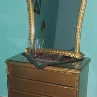 تخت دونفره واینه کنسول با تشک