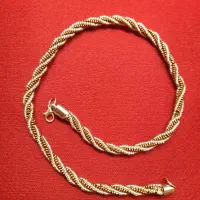گردنبند منجوق بافی اسپیرال