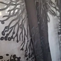 چادر شب دوخته شده نو وبلوز مجلسی مشکی نو