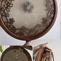 لوستر چوبی ۵ شاخه