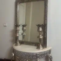 آینه شمعدان قلمزنی