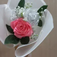 انواع دست گل و تک شاخه روبانی و عروسک های زیبا|گل مصنوعی|چهاردانگه (تهران), |دیوار