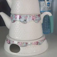 کتری قوری چینی وارمردار