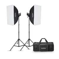 کیت کامل نورپردازی استودیوییGodox MS300-V.دو شاخه