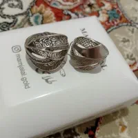 دوعددانگشترنقره