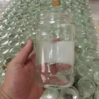 جار شیشه استوانه ای