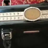 کیف مجلسی ورنی نگین دار|کیف، کفش، کمربند|شیراز, فرهنگ شهر|دیوار