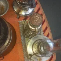 چراغ گرسوزومس وسماوروچراغ دستی سالم|کلکسیون اشیاء عتیقه|سبزوار, شرق کال میانی|دیوار