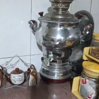 سماور وپاسماوری وست کفگیر وملاقه