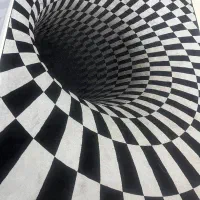 فرش طرح سه بعدی