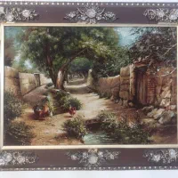 تابلو فرش ماشینی کوچه باغ|تابلو فرش|مشهد, آزادشهر|دیوار