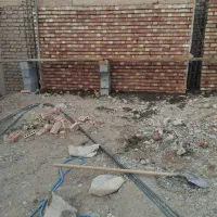 استا بنا آجر 35ساتنی سیمان کاری شیب گیری کف سازی