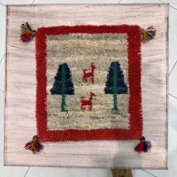 فرش دستبافت عشایری/مناسب برای هدیه و رو دیوار ومیز