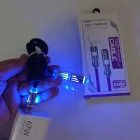 کابل اورجینال فست شارژ 240W/سری فلزی/RGB