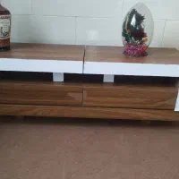 میز تلویزیون چوبی مدل پازلی