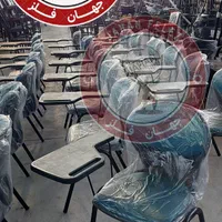 صندلی دانشجویی/محصلی دسته دار/آموزشی (سبز درباری)|صندلی و نیمکت|رباط‌کریم, |دیوار