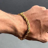 ست گردنبند دستبند طنابی زنانه و مردانه استیل|بدلیجات|تهران, نیروی هوایی (پیروزی)|دیوار