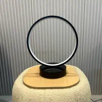 آباژور دایره ای مدرن سه حالته با ریموت|چراغ خواب و آباژور|بروجرد, |دیوار