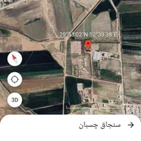 قسطی.گردخون چسبیده به امامزاده پشت کشت سبز|فروش زمین و ملک کلنگی|شیراز, شهرک کوشکک|دیوار