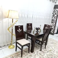 میزوصندلی ناهارخوری غذاخوری۴نفره چوبی