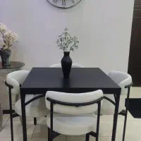 صندلی تدی ثابت طوسی اپن نهارخوری