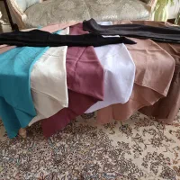 مقنه کرپ رنگی