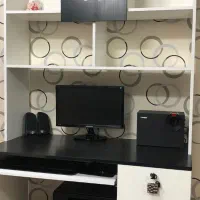 کامپیوتر به همراه میز کامپیوتر،تحریر و کتابخانه|رایانه رومیزی|کرج, گلشهر|دیوار