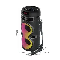 اسپیکر بلوتوثی ZQS42107 میکروفون و ریموت کنترل|پخش‌کننده همراه|رشت, کوی طالقانی|دیوار