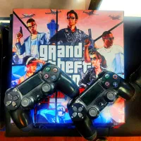 کنسول ps4 کپی خور با دانگل فول گیم با دو دسته