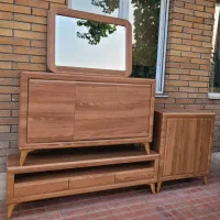 ست آینه کنسول.میز تی وی.جاکفشی.جلو مبلی کد ۲۲۰|بوفه، ویترین، کنسول|قدس, شهر‌قدس|دیوار