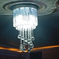 لوستر|لوستر و چراغ آویز|بهارستان, |دیوار