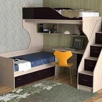 تخت خواب(سرویس خواب)دوطبقه نوجوان|تخت و سرویس خواب|تبریز, |دیوار