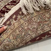 قالیچه گرد با قطر یک متر قرمز ترند|فرش|تهران, المهدی|دیوار