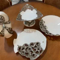 چهار تیکه ظرف پذیرایی اصل