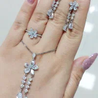 نقره عیار ۹۲۵ همه آبکاری شده|جواهرات|کرمانشاه, |دیوار