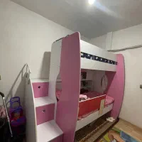 تخت دو طبقه نوجوان|تخت و سرویس خواب|پاکدشت, خاتون آباد|دیوار