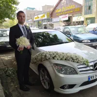 ماشین عروس و دسته گل عروس  باکیفیت و اقتصادی